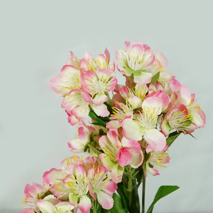 Pink Silk Cherry Blossom Branch