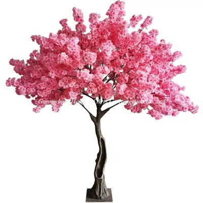 Artificial Pink Cherry Blossom Tsob Ntoo