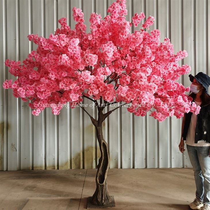 Artificial Pink Cherry Blossom Trees